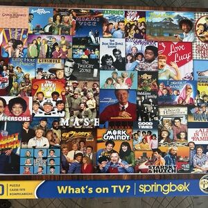 Springbok 'What's on TV?' Jigsaw Puzzle, 1000 pieces